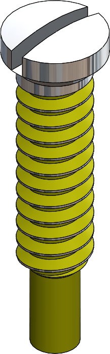 Thread Seeker Locking Spring Hinge Nose Pad Screw